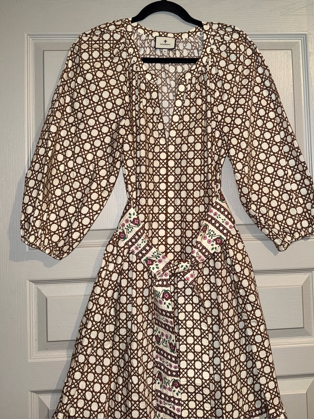 TUCKERNUCK Birch Cane Border Lyles Dress NWOT - Picture 8 of 10